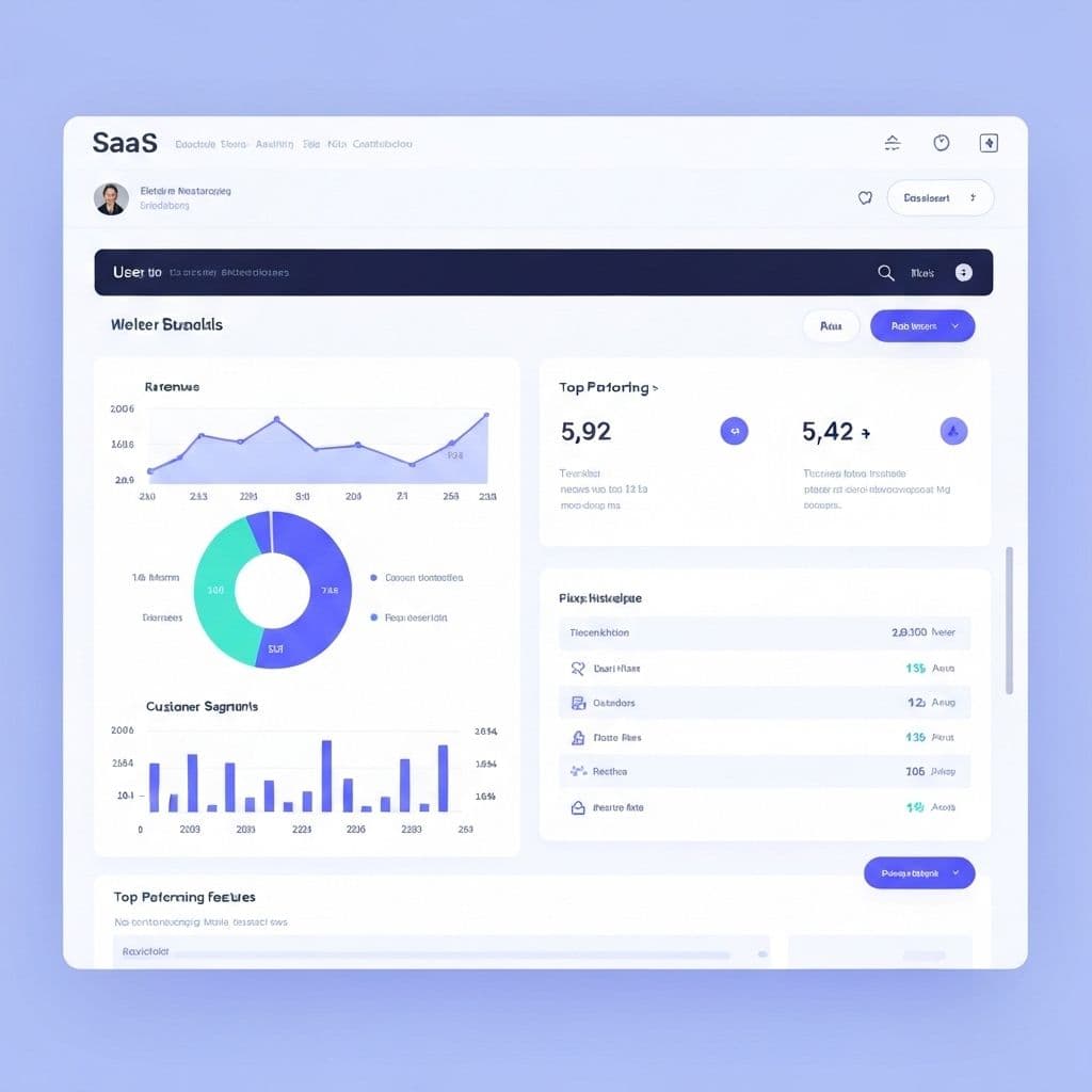 SaaS Analytics Dashboard preview